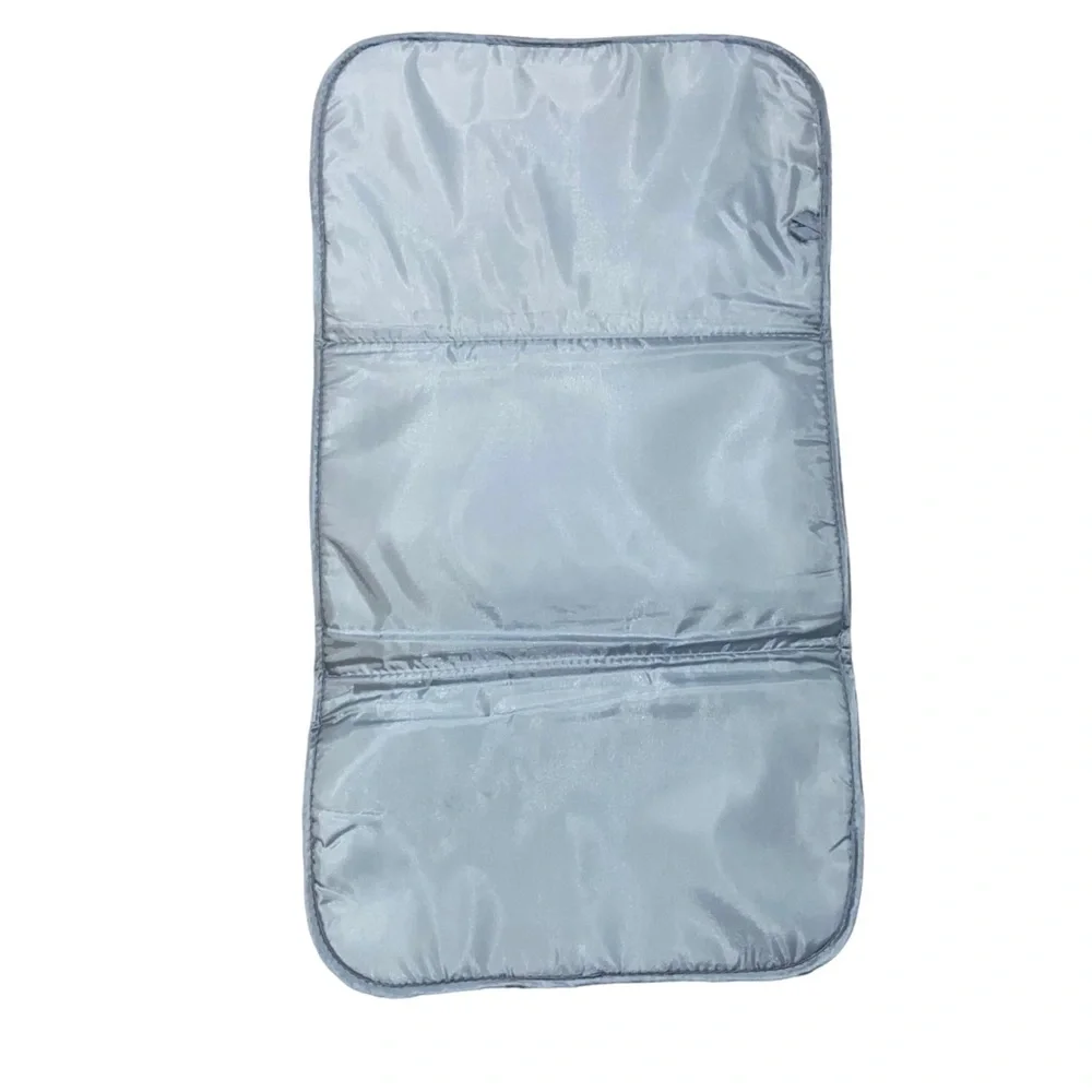 Gray laminated Baby Girl’s Size diaper changing pad